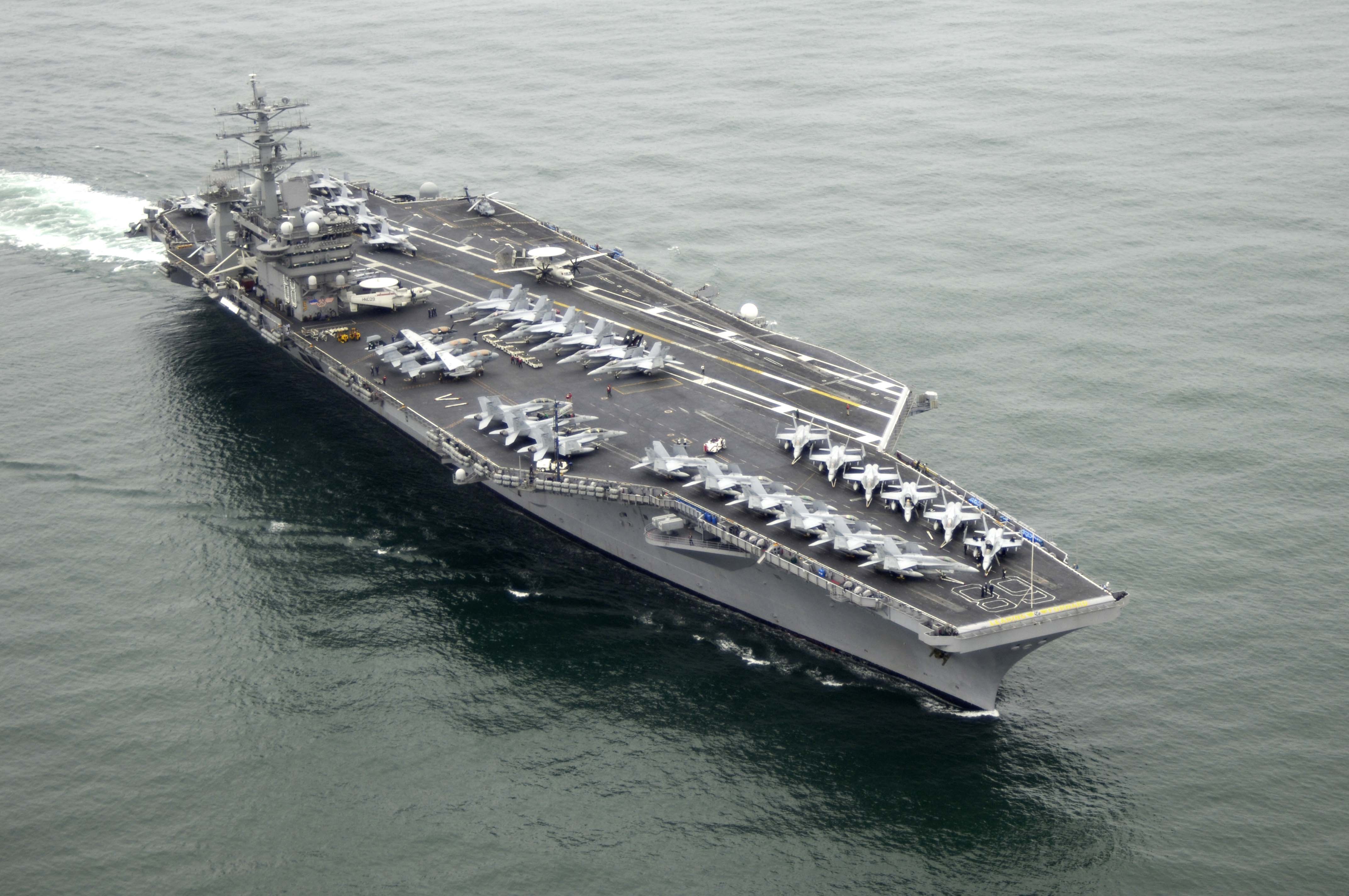 USS Nimitz aircraft carrier — site of the 2004 UAP encounter